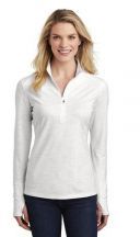 Sport-Tek ® Ladies Sport-Wick ® Stretch Reflective Heather 1/2-Zip Pullover